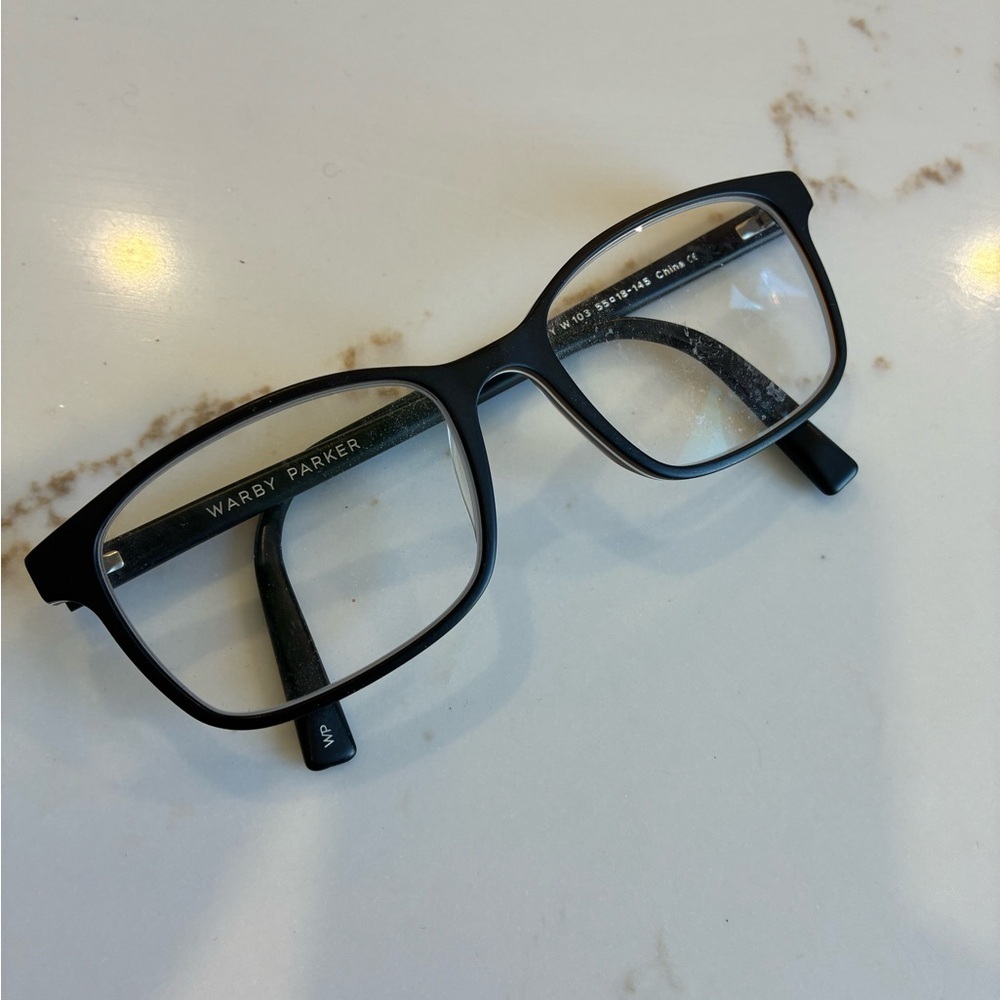 Warby Parker Brady black frames